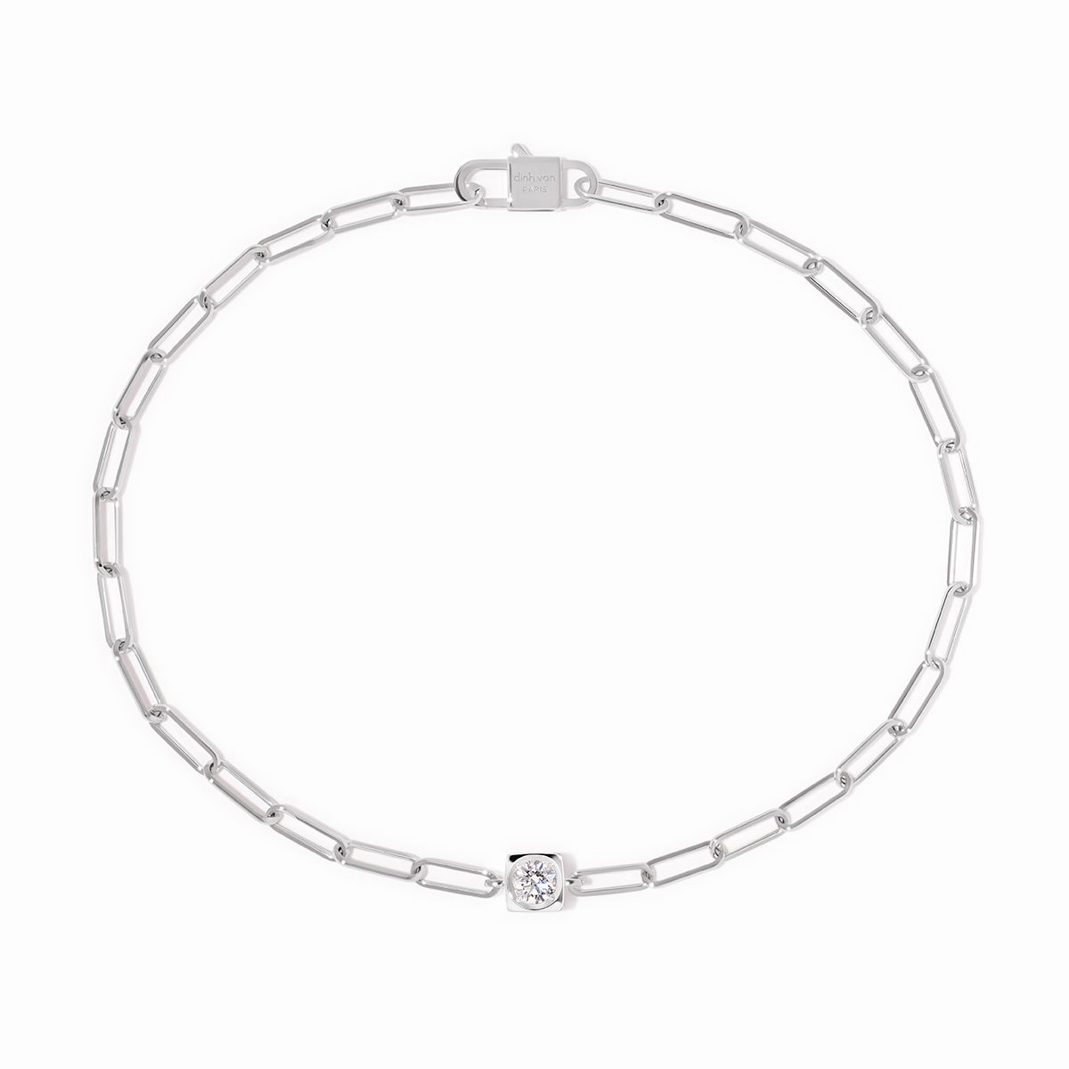 Bracelet sur chaîne Le Cube Diamant 