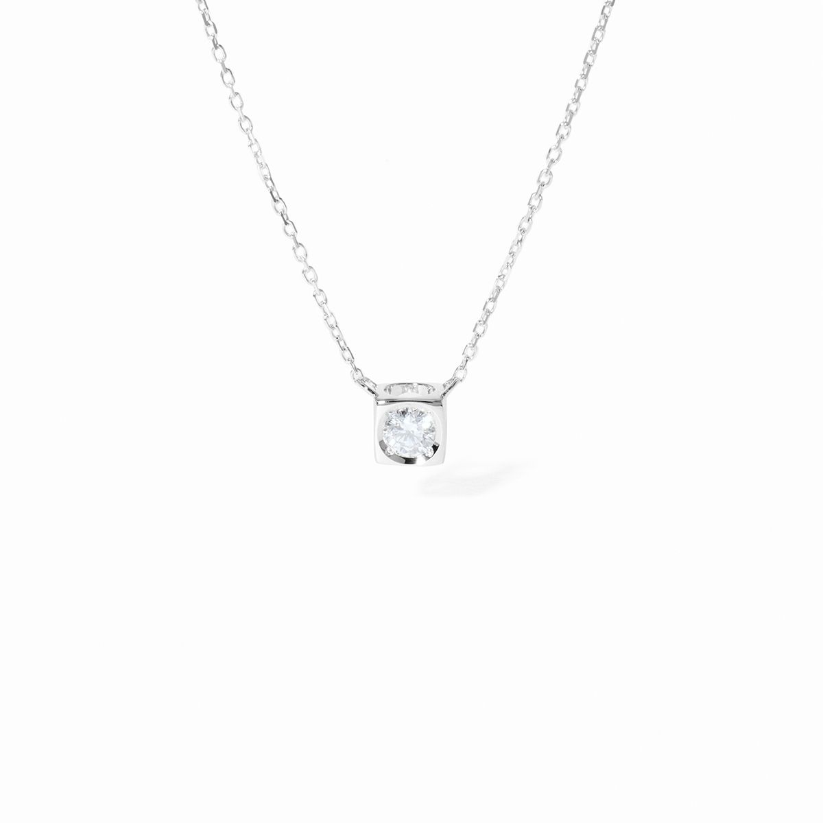 Collier Le Cube diamant