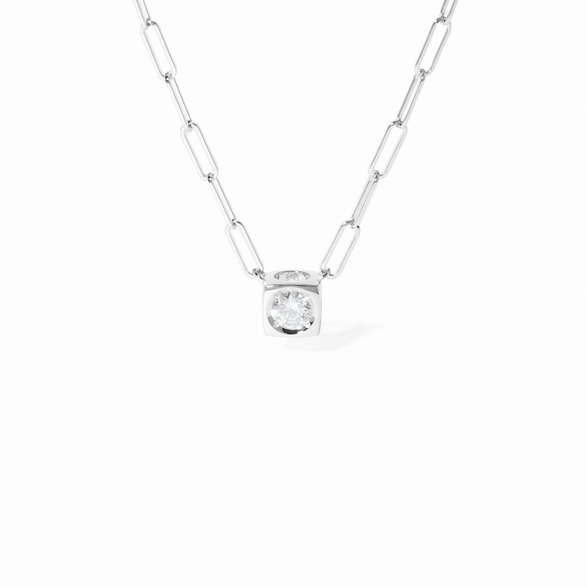 Collier Le Cube Diamant grand modèle