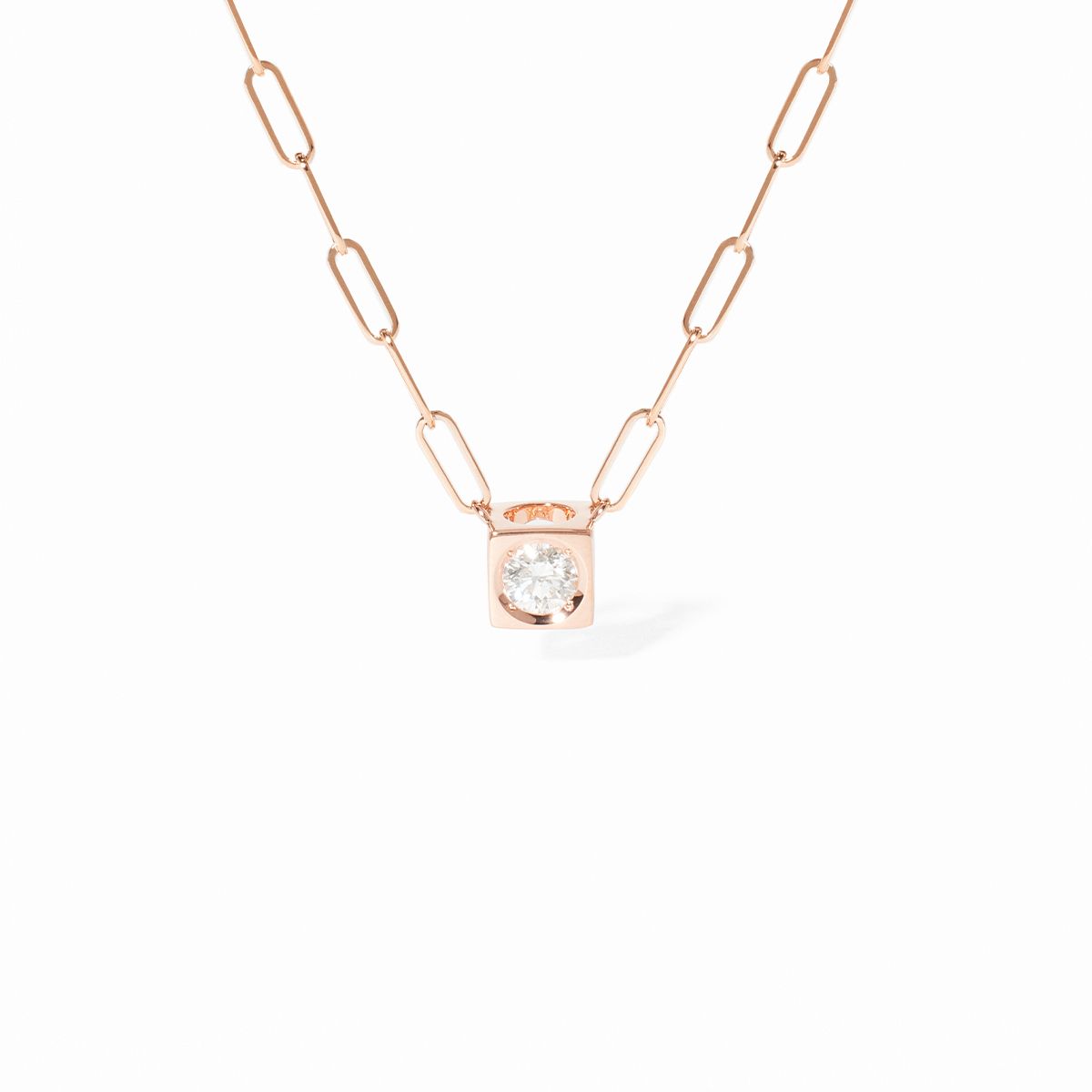 Collier Le Cube Diamant grand modèle