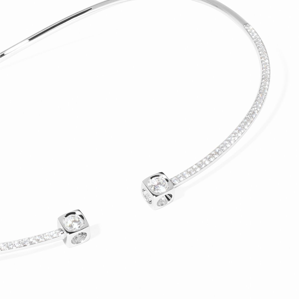 Collier Le Cube Diamant grand modèle