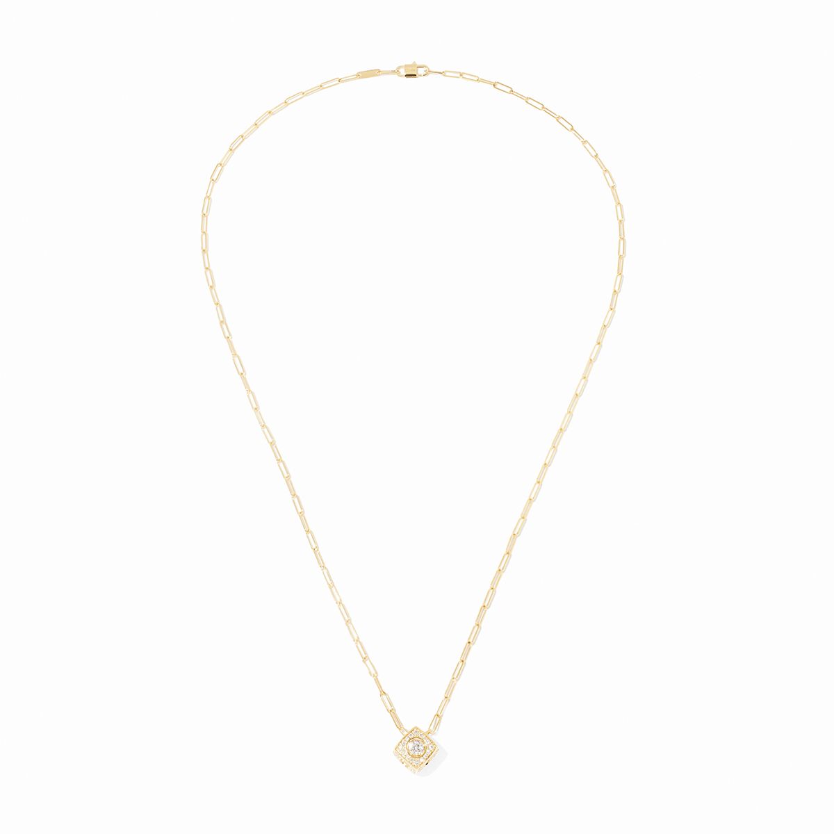 Le Cube Diamant XL paved pendant 
