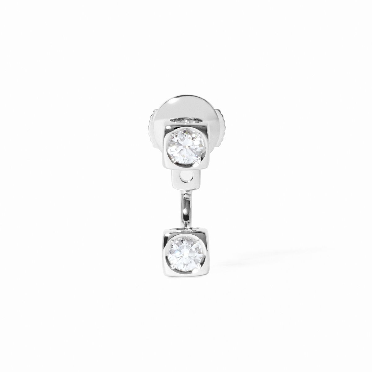 Mono boucle d’oreille Le Cube Diamant