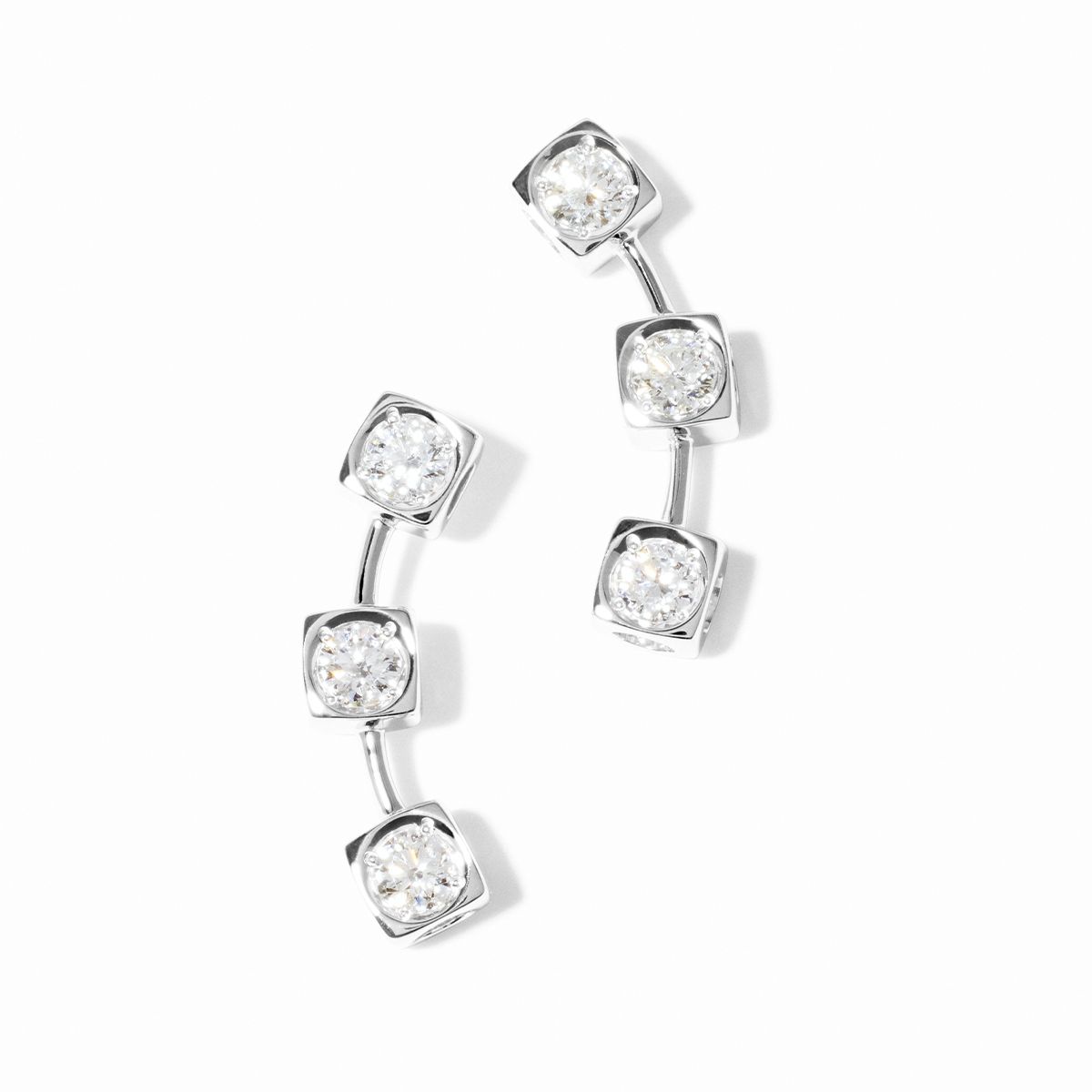 Boucles d’oreilles Le Cube Diamant