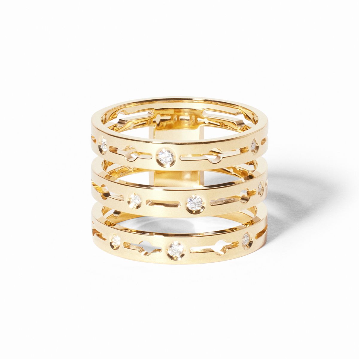 Bague Pulse 3 rangs