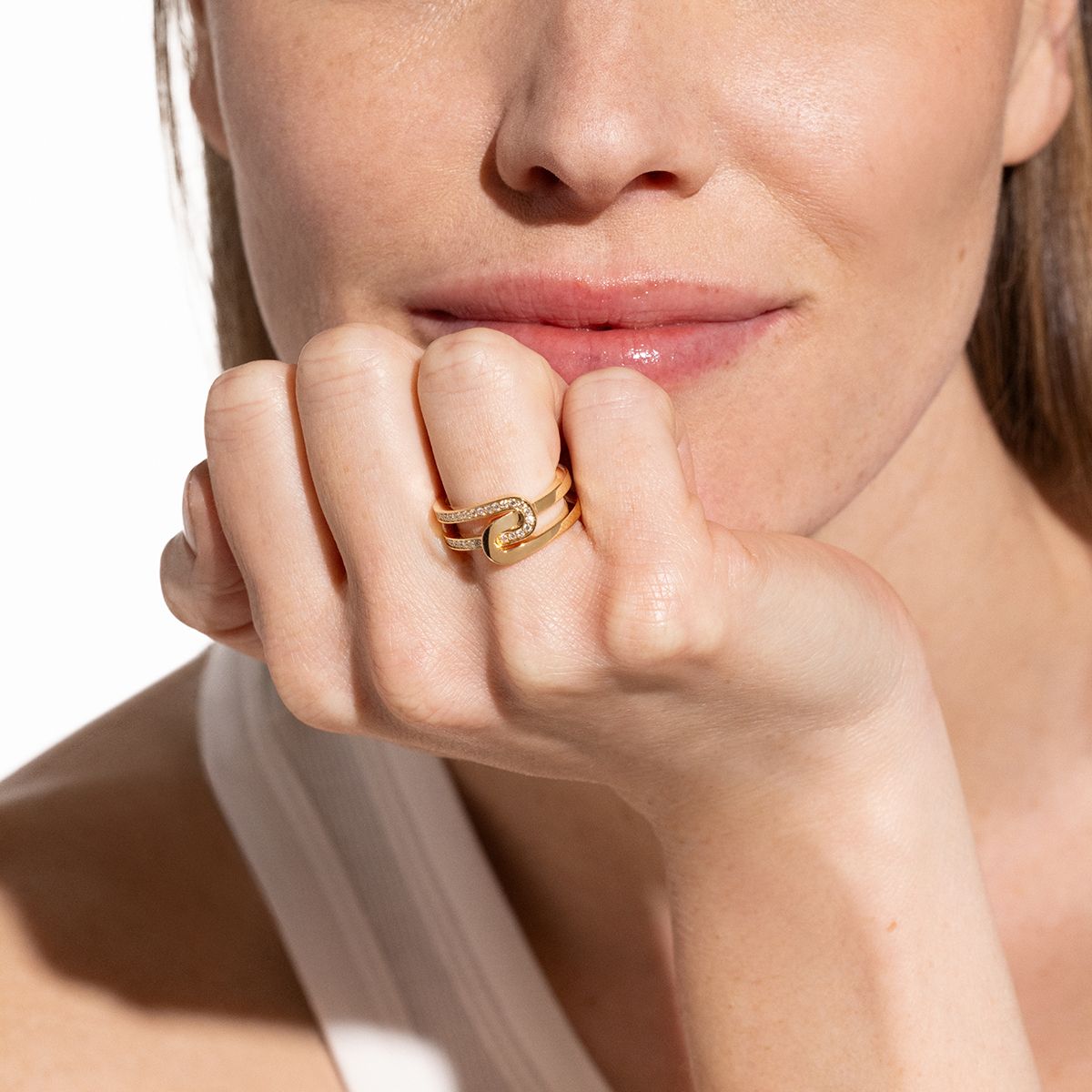 Bague Maillon Star petit modèle