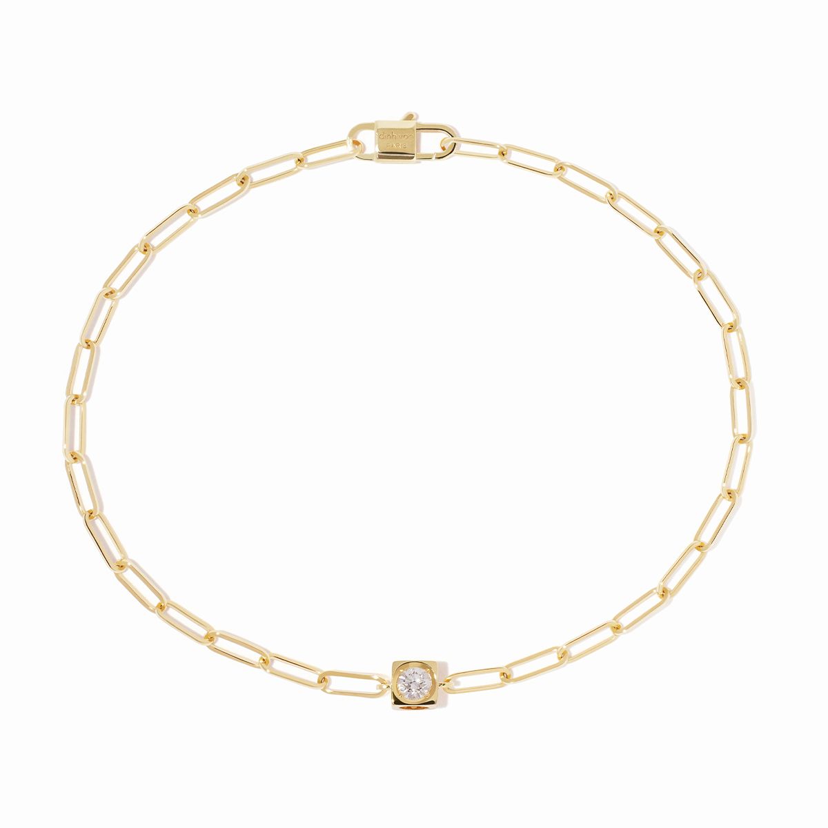 Bracelet sur chaîne Le Cube Diamant 