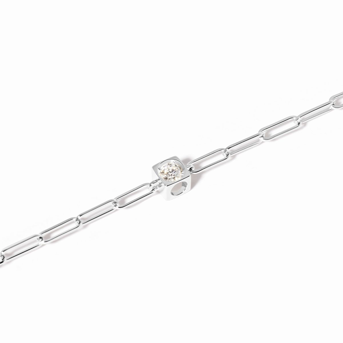 Bracelet sur chaîne Le Cube Diamant 