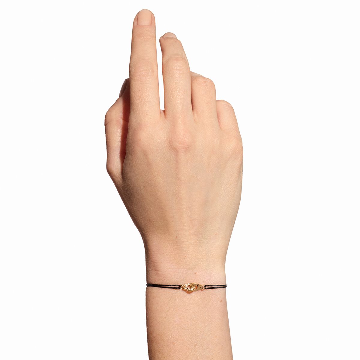 Bracelet sur cordon Menottes dinh van mini modèle 