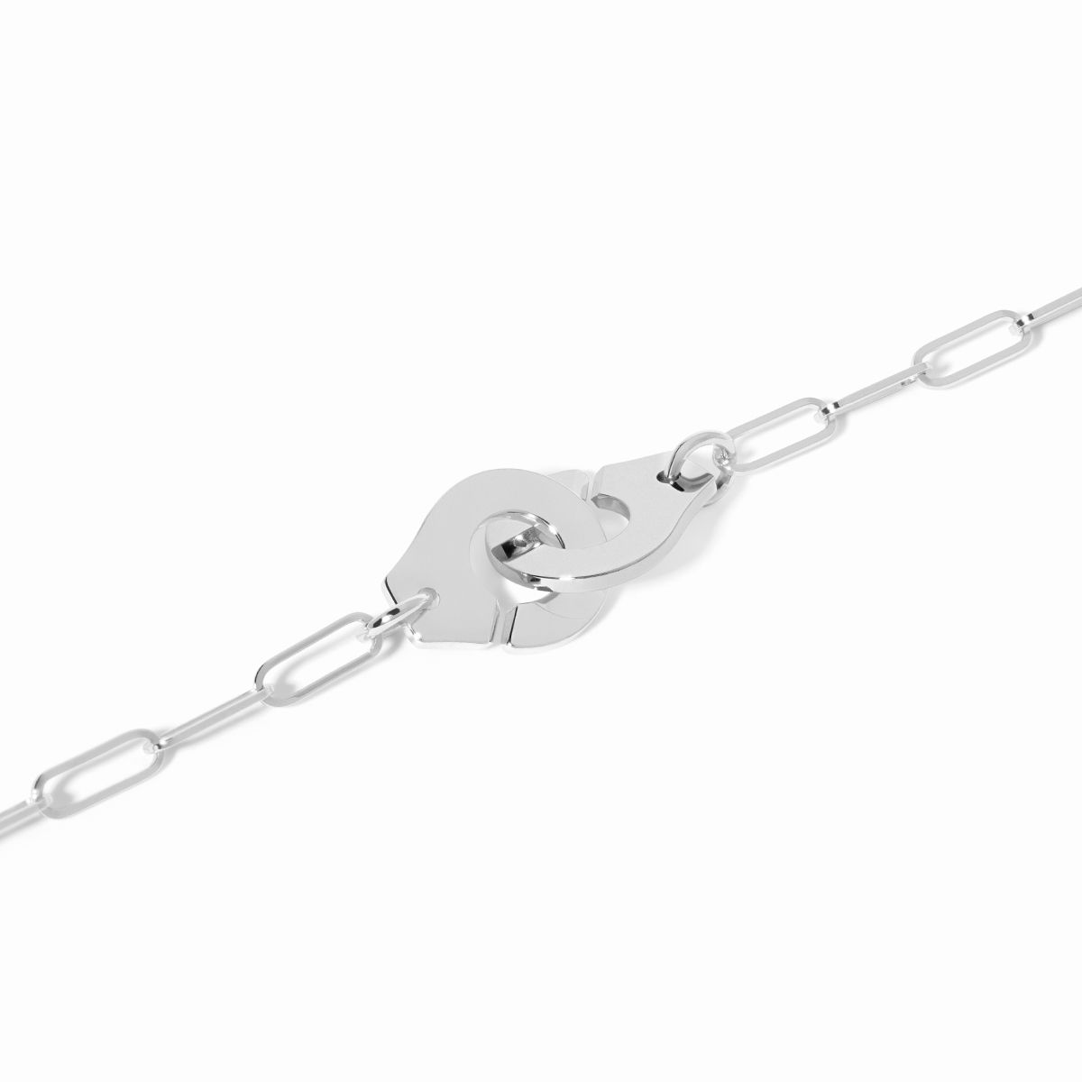 Bracelet sur chaîne Menottes dinh van petit modèle