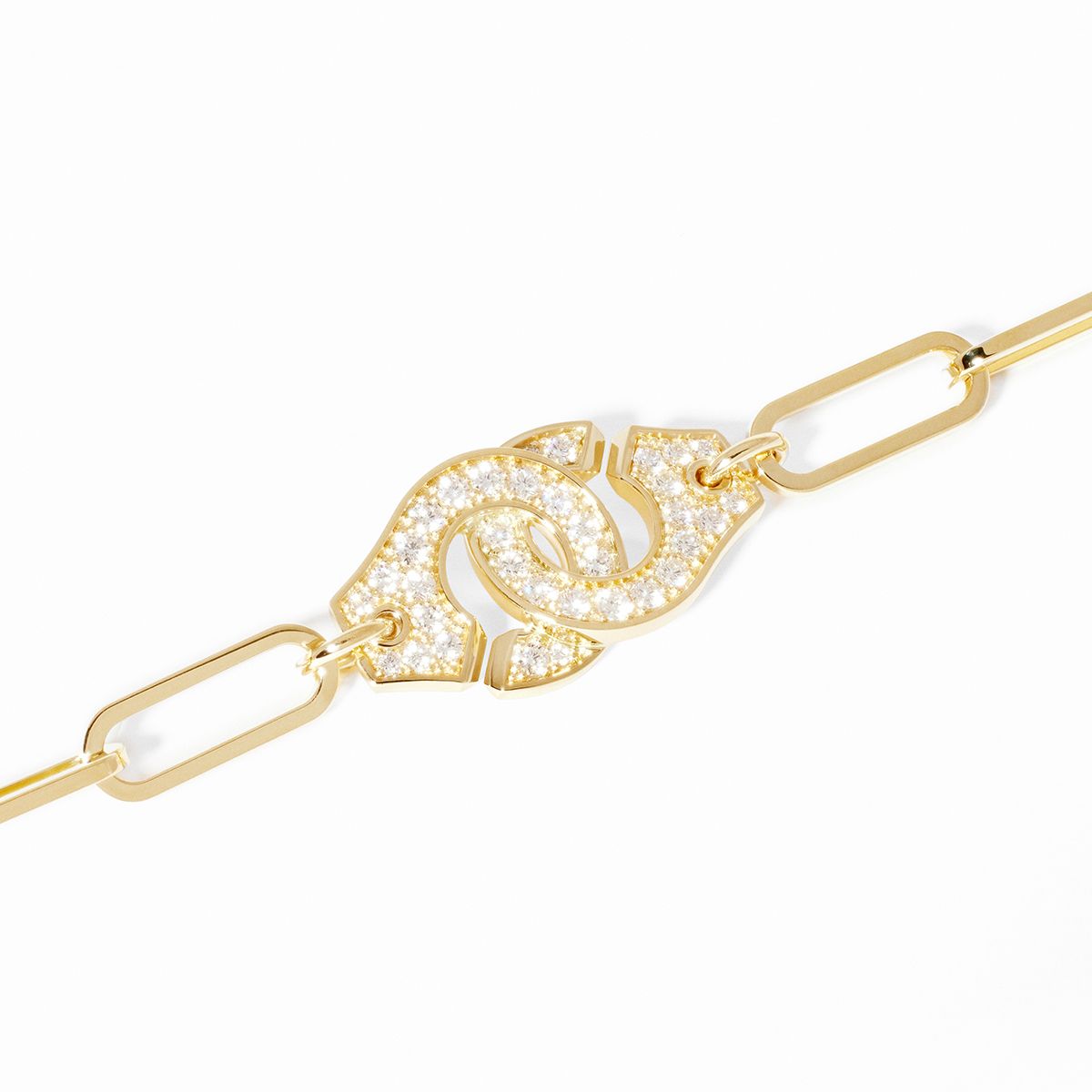 Menottes dinh van bracelet on chain R15
