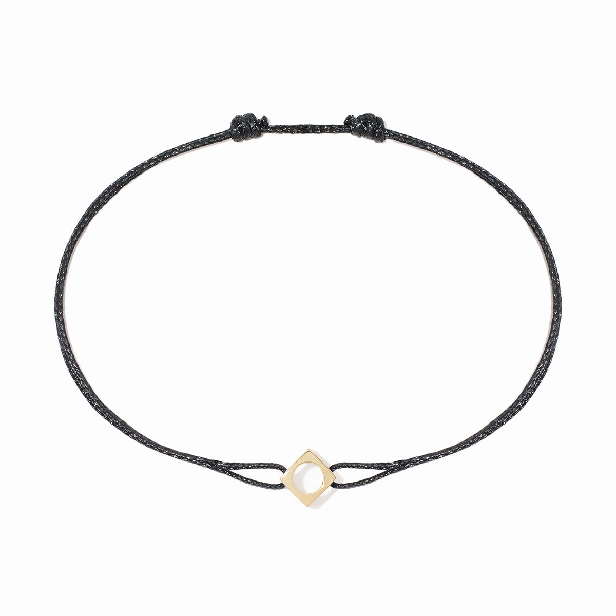 Bracelet sur cordon Le Pavé moyen modèle