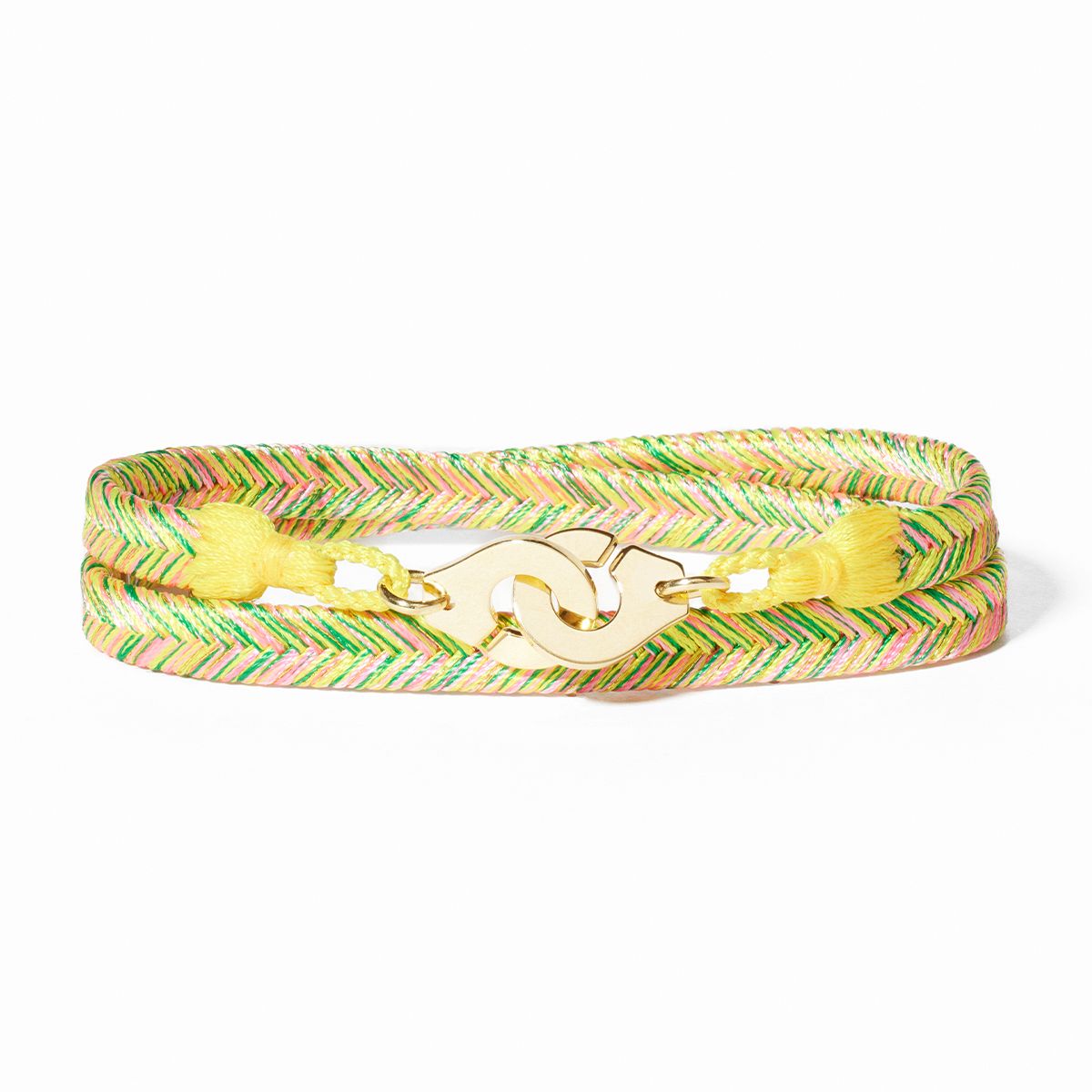 Bracelet tissé Menottes dinh van R10