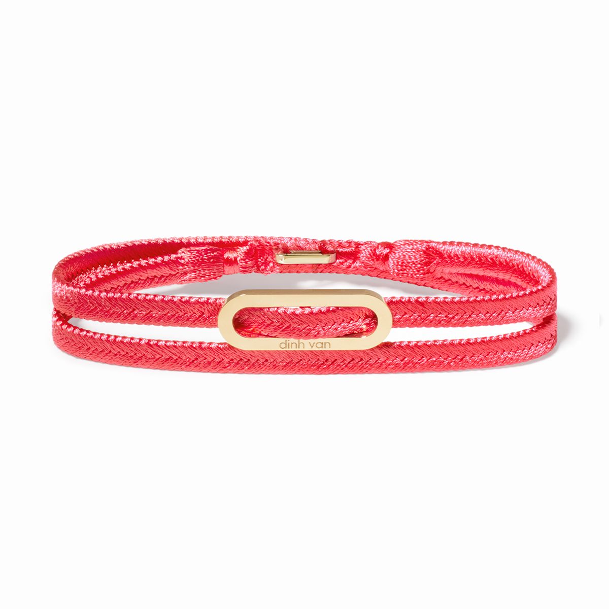  Pulsera tejida Maillon rosa 