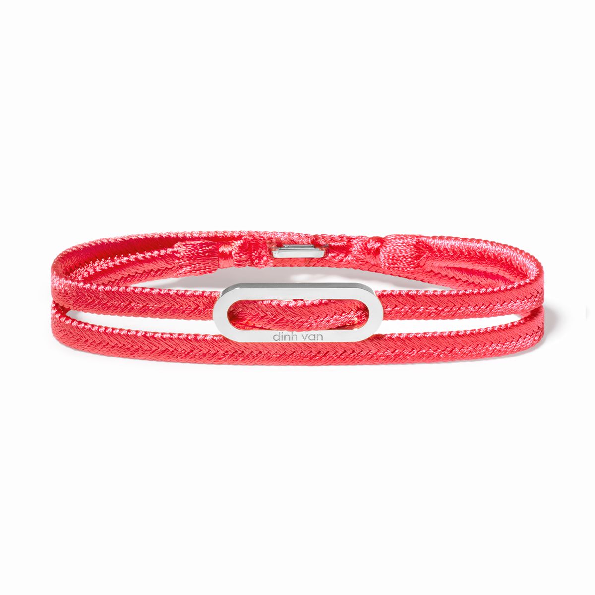 Pulsera tejida Maillon rosa 