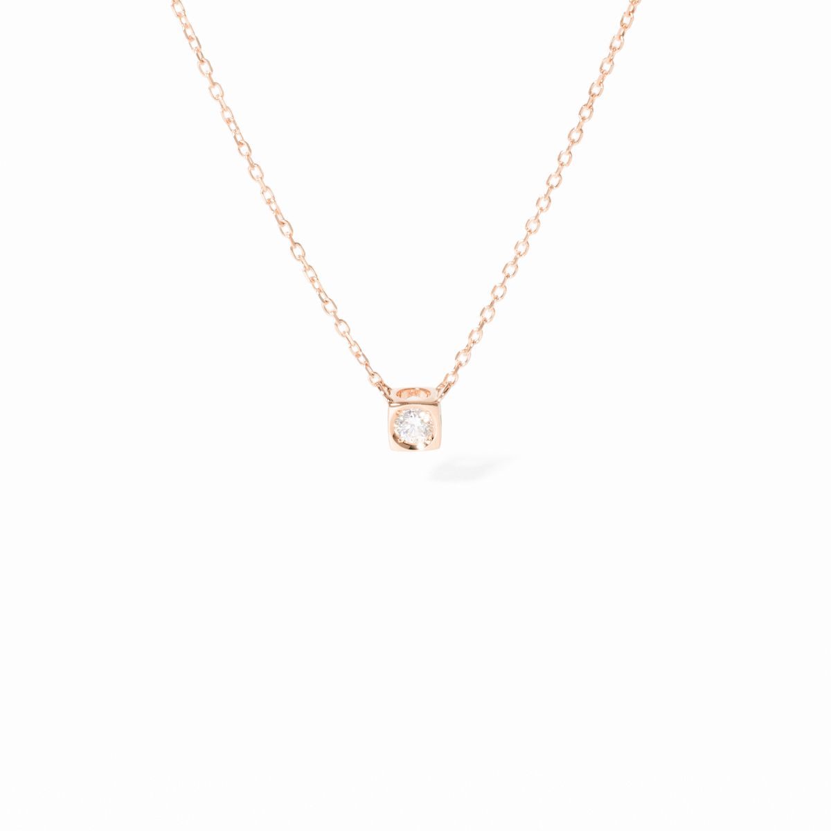 Collier Le Cube Diamant petit modèle