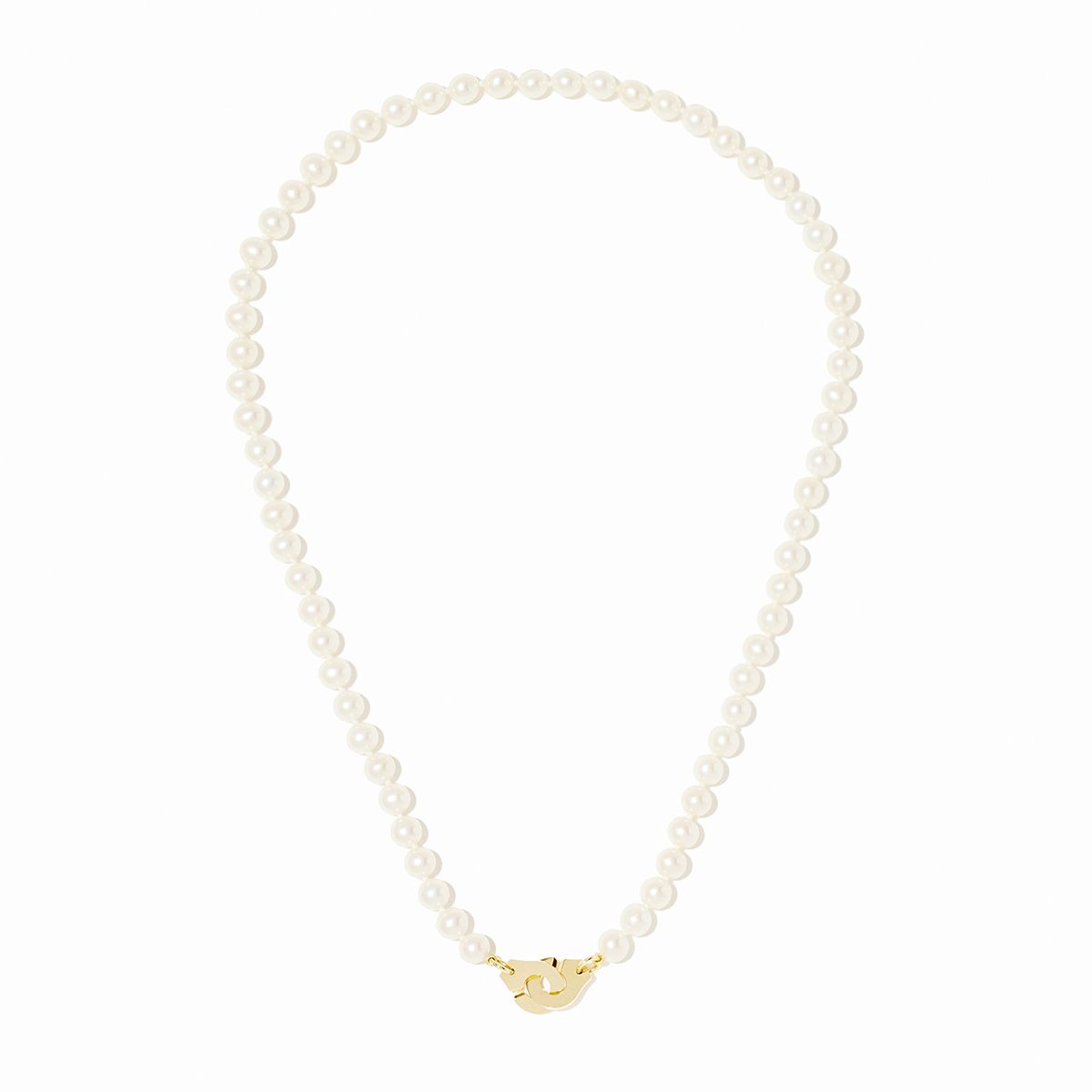 Collier de perles Menottes dinh van petit modèle