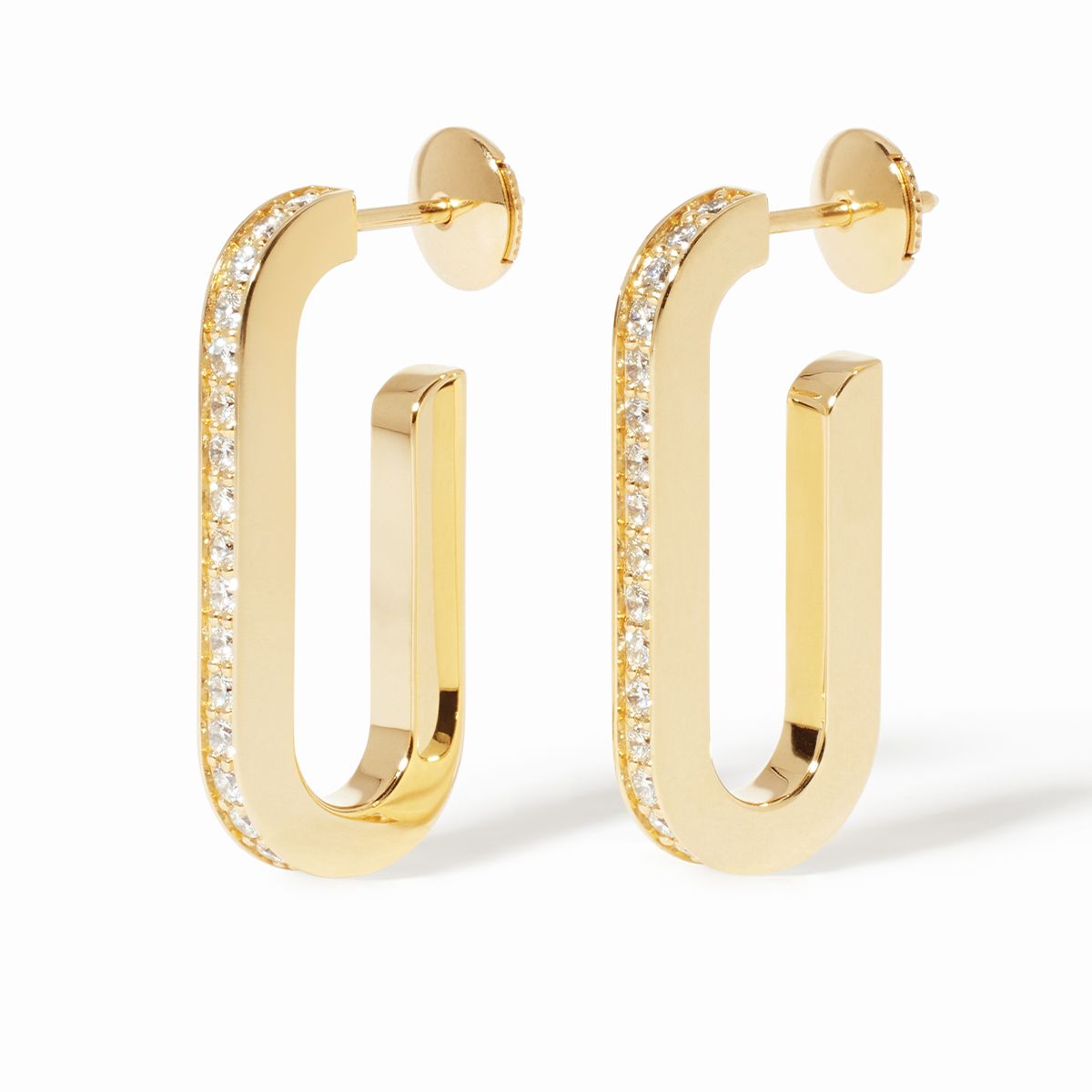 Boucles d'oreilles Maillon grand modèle