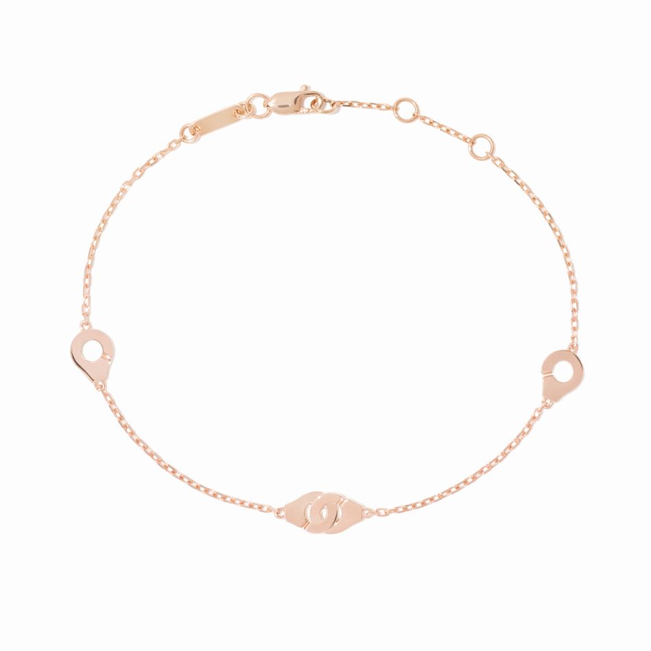 Bracelet sur chaîne Menottes dinh van multi-motifs