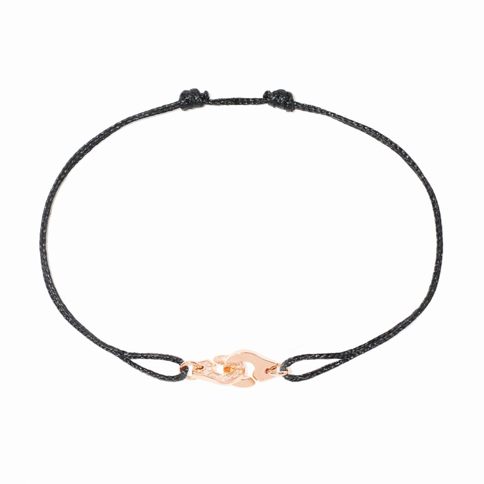 Bracelet sur cordon Menottes dinh van mini modèle 