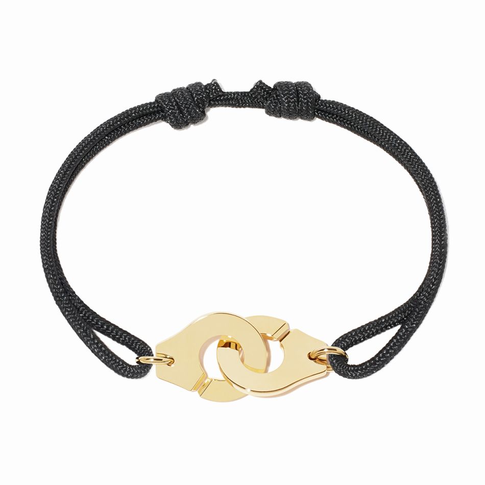 Bracelet sur cordon Menottes dinh van grand modèle