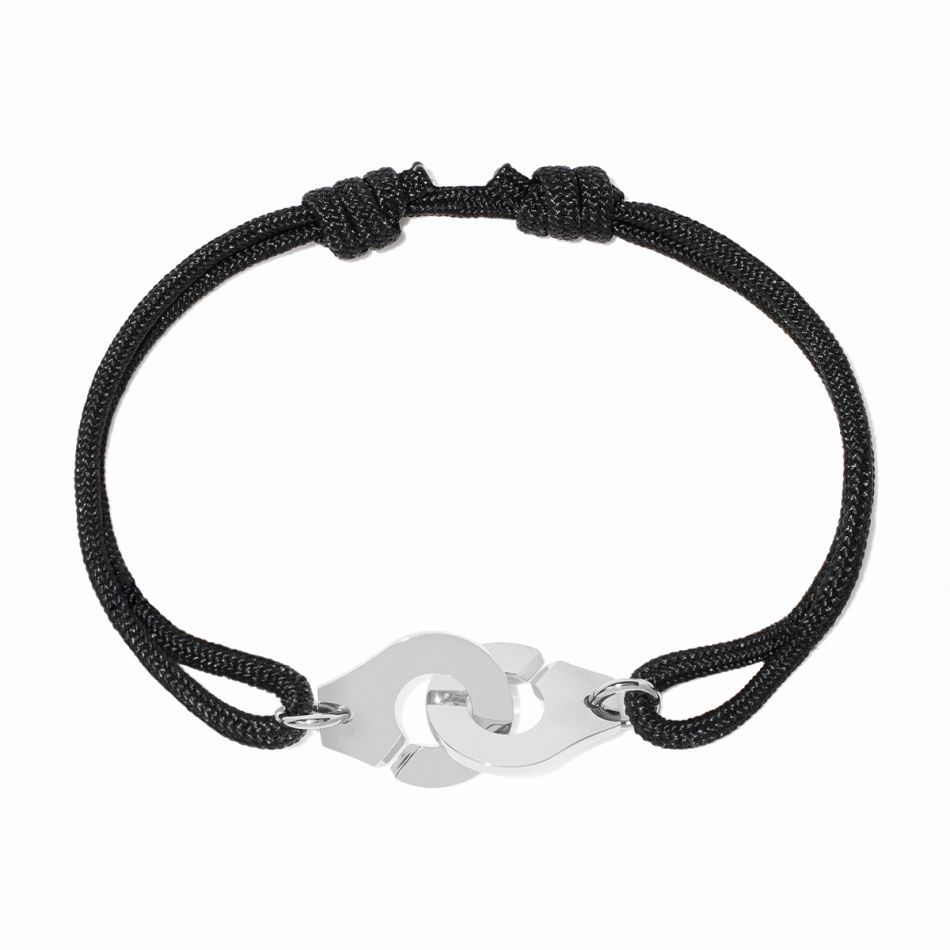 Bracelet sur cordon Menottes dinh van moyen modèle 