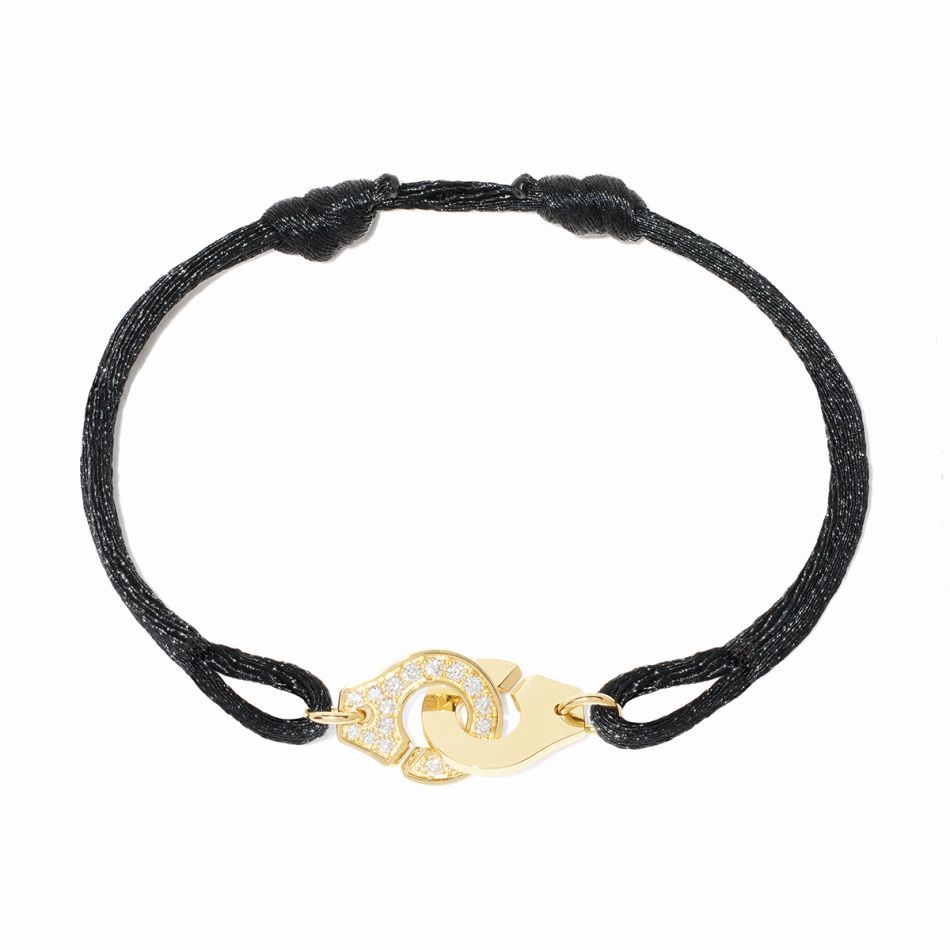 Bracelet sur cordon Menottes dinh van petit modèle