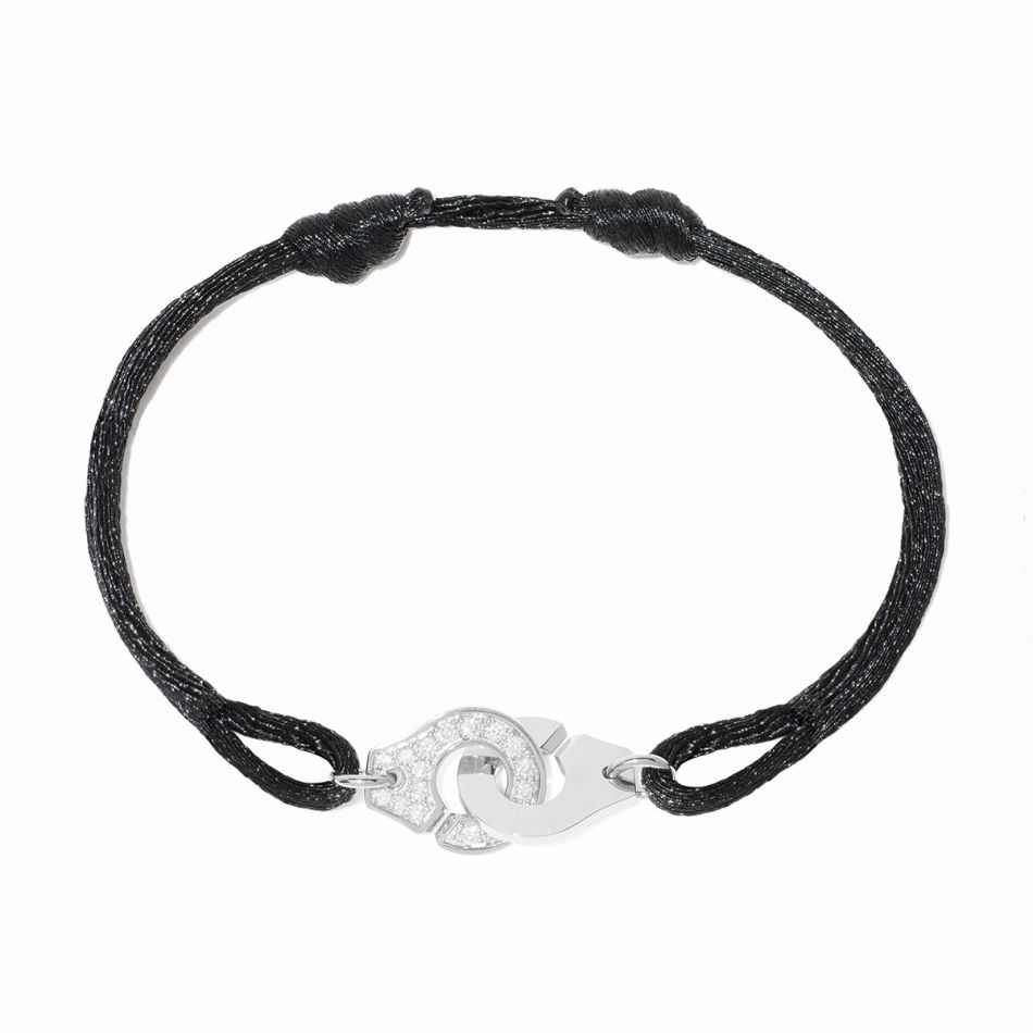 Bracelet sur cordon Menottes dinh van petit modèle