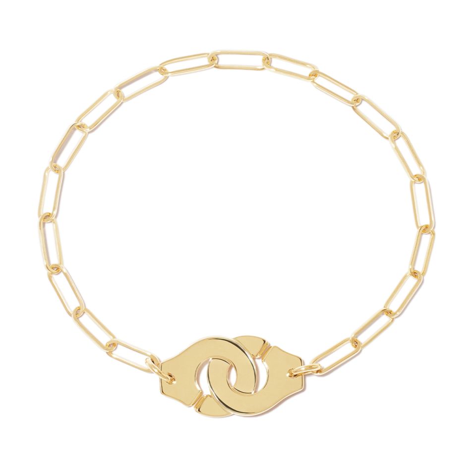 Bracelet sur chaîne Menottes dinh van moyen modèle - 18cm