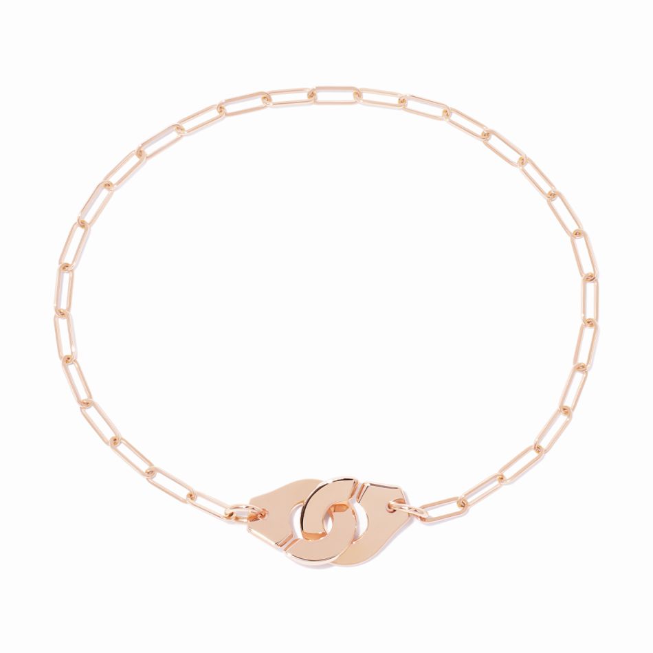 Bracelet sur chaîne Menottes dinh van petit modèle