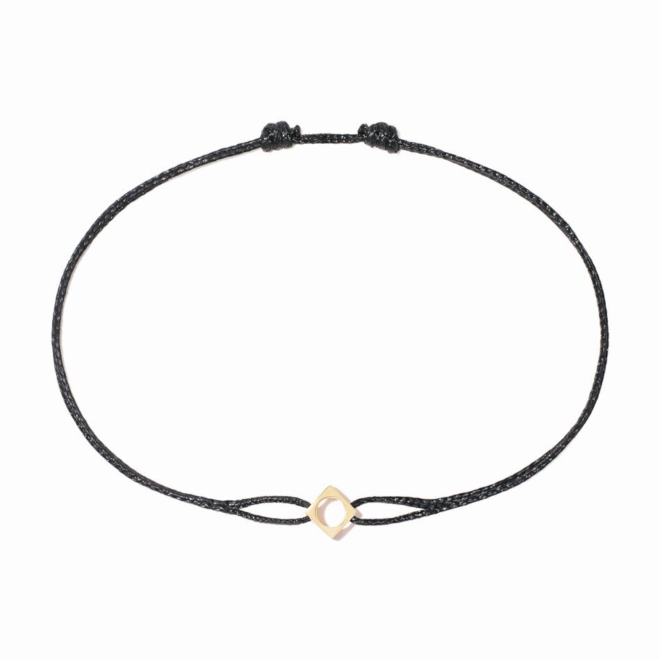 Bracelet sur cordon Le Pavé petit modèle