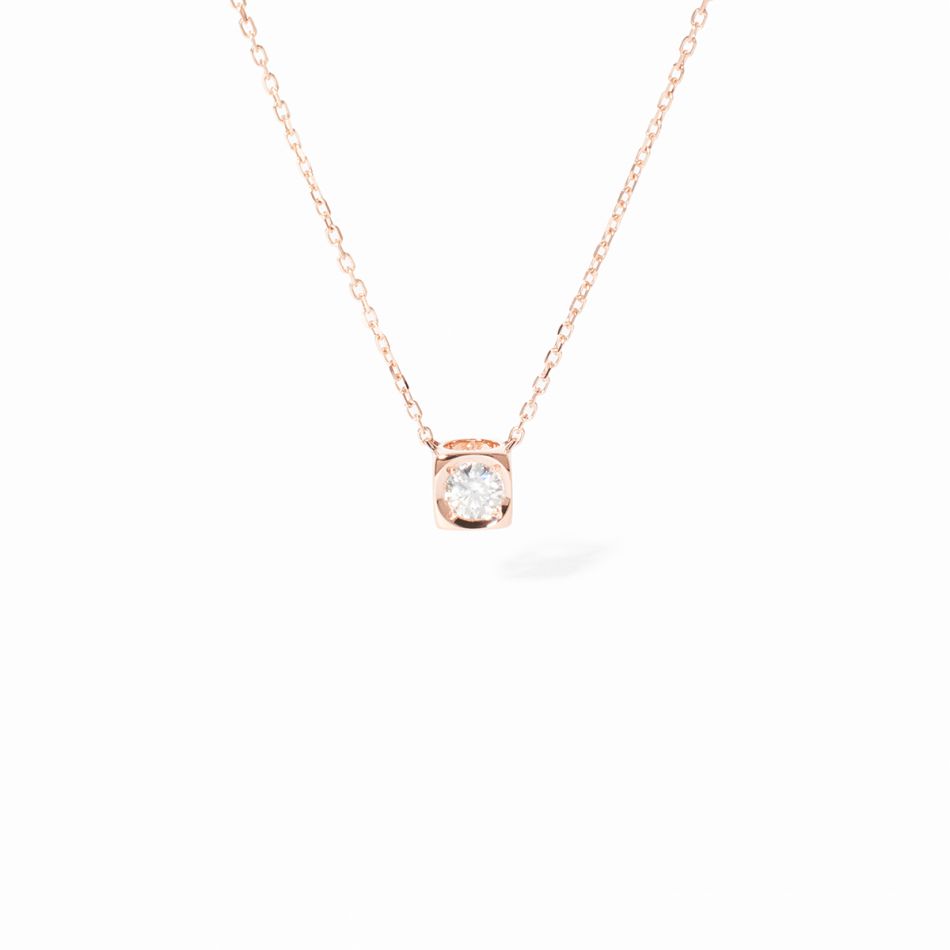 Collier Le Cube Diamant moyen modèle