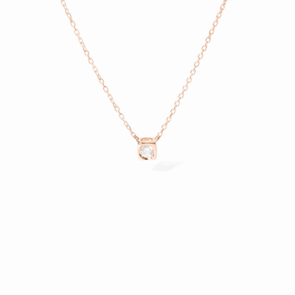 Collier Le Cube Diamant petit modèle