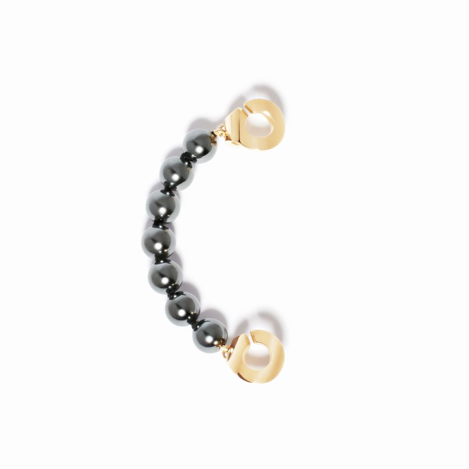 Earcuff gauche hématites Menottes dinh van