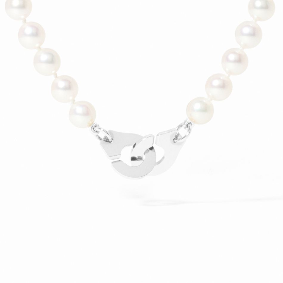 Collier de perles Menottes dinh van moyen modèle