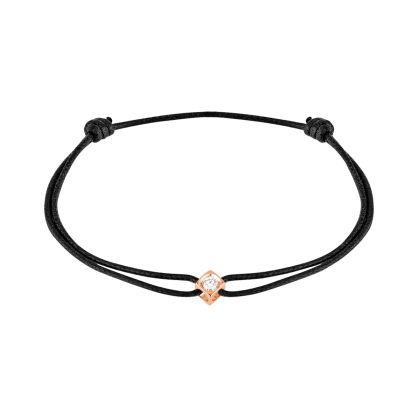 Bracelet sur cordon Le Cube Diamant